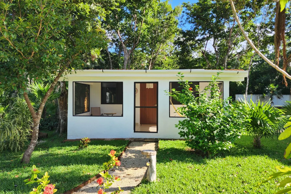 Detached accessory dwelling unit in a back garden