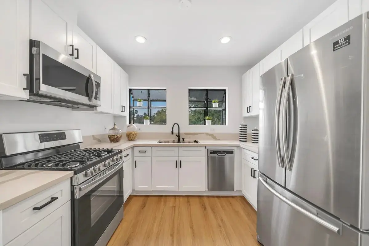 Rental kitchen after a replacement package